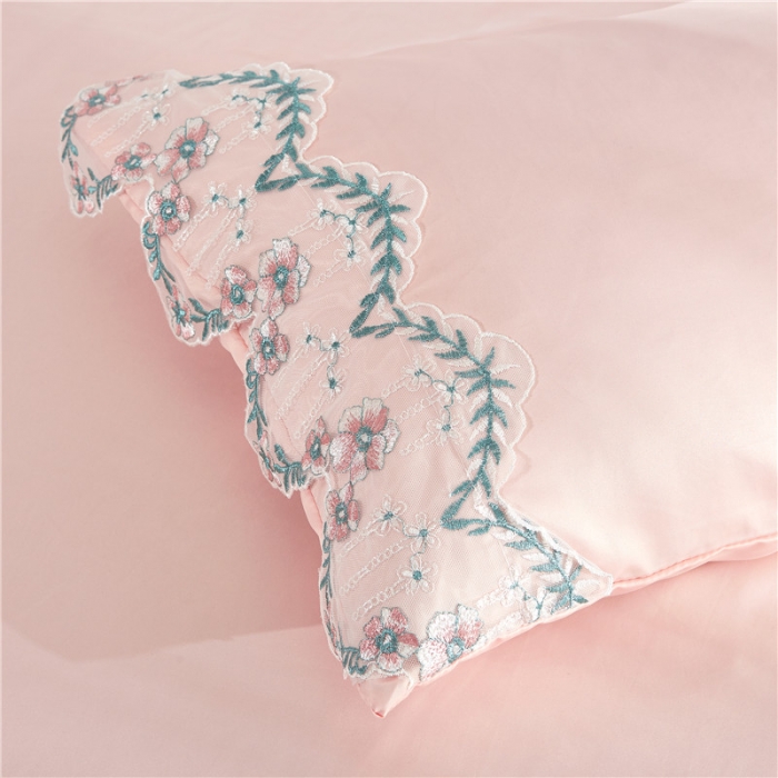 91家纺网 家纺一手货源 找家纺 欧冠 双面水洗真丝丝印良品SILKINLP系列四件套 玉色