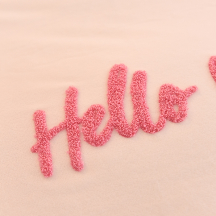 91家纺网 家纺一手货源 找家纺 绒世界 秋冬绒款花边款和毛巾绣四件套床单款 毛巾绣-粉白