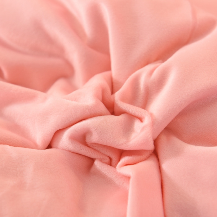 91家纺网 家纺一手货源 找家纺 绒世界 秋冬绒款花边款和毛巾绣四件套床单款 毛巾绣-玉色