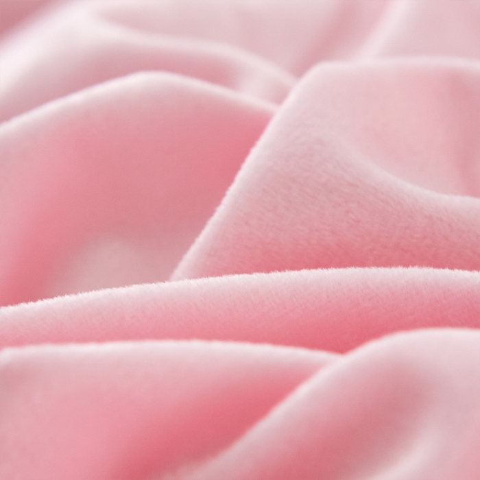 91家纺网 家纺一手货源 找家纺 绒世界 秋冬绒款花边款和毛巾绣四件套床裙款 花边款粉色