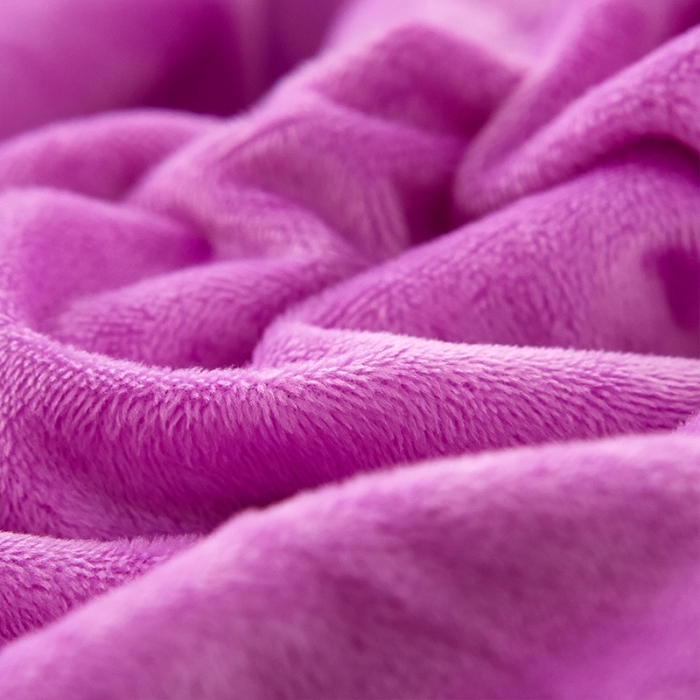 91家纺网 家纺一手货源 找家纺 绒世界 秋冬绒款花边款和毛巾绣四件套床裙款 花边款-紫粉