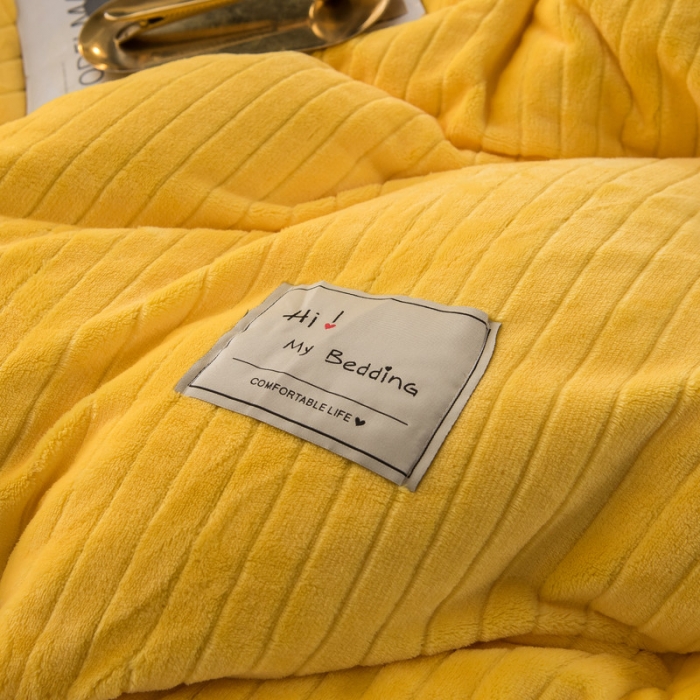 91家纺网 家纺一手货源 找家纺 （总）欧冠 2019提花法莱绒加贝贝绒加厚四件套