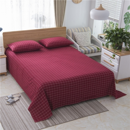 91家纺网 家纺一手货源 找家纺 玖弘家居 2018新款床单 盛夏格