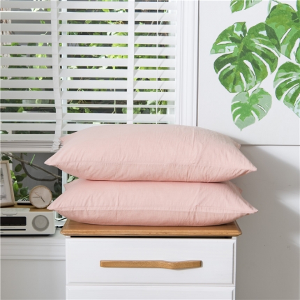 91家纺网 家纺一手货源 找家纺 玖弘家居 2018新款枕套 74*48cm一对 玉色