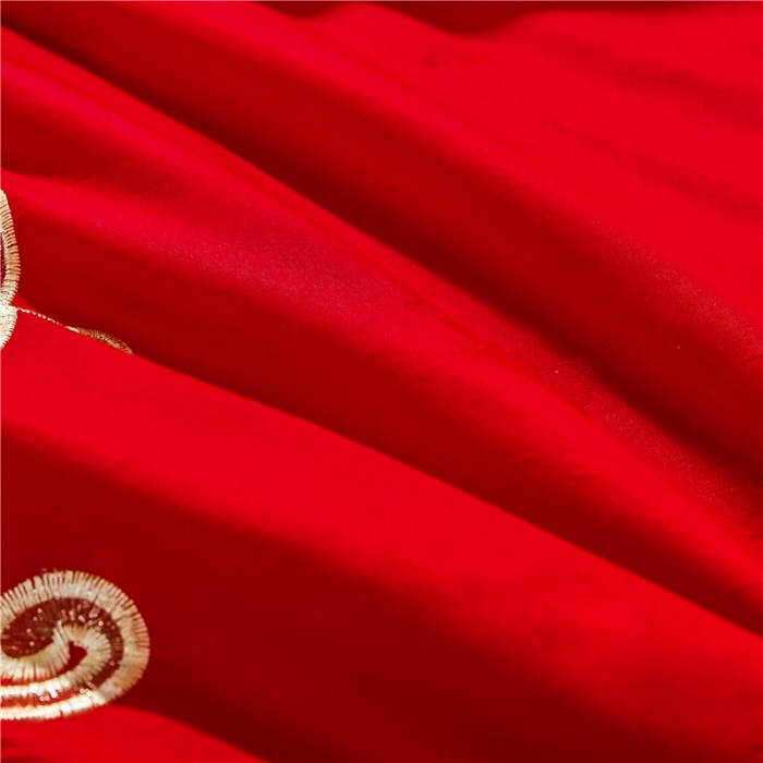 91家纺网 家纺一手货源 找家纺 千禧婚庆专供 长绒棉贡缎提花绣花婚庆套件 千禧姻缘