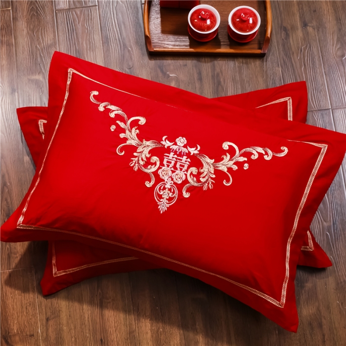 91家纺网 家纺一手货源 找家纺 千禧婚庆专供 2019新款喷气全棉婚庆四件套多件套 千禧龙凤