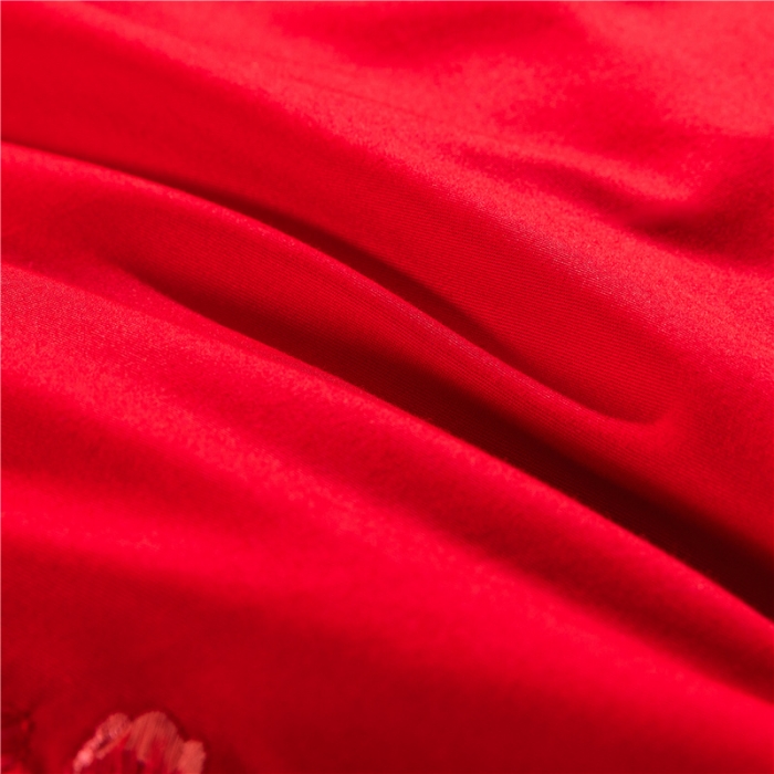 91家纺网 家纺一手货源 找家纺 千禧婚庆专供 2019喷气全棉婚庆四件套多件套 珠联璧合