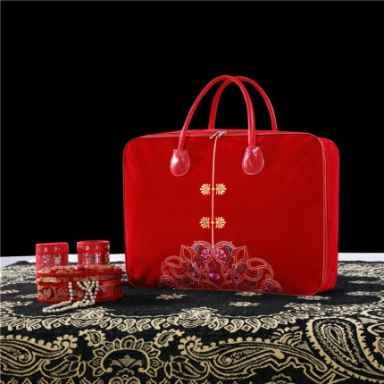 91家纺网 家纺一手货源 找家纺 千禧 2019新款床旗和包装 