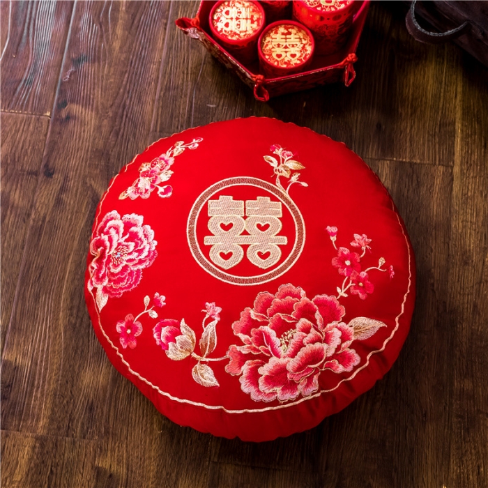 91家纺网 家纺一手货源 找家纺 千禧家纺 2019新款长绒棉婚庆多件套 龙飞凤舞