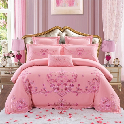 91家纺网 家纺一手货源 找家纺 （总4）千禧婚庆专 供 2019喷气全棉婚庆四件套