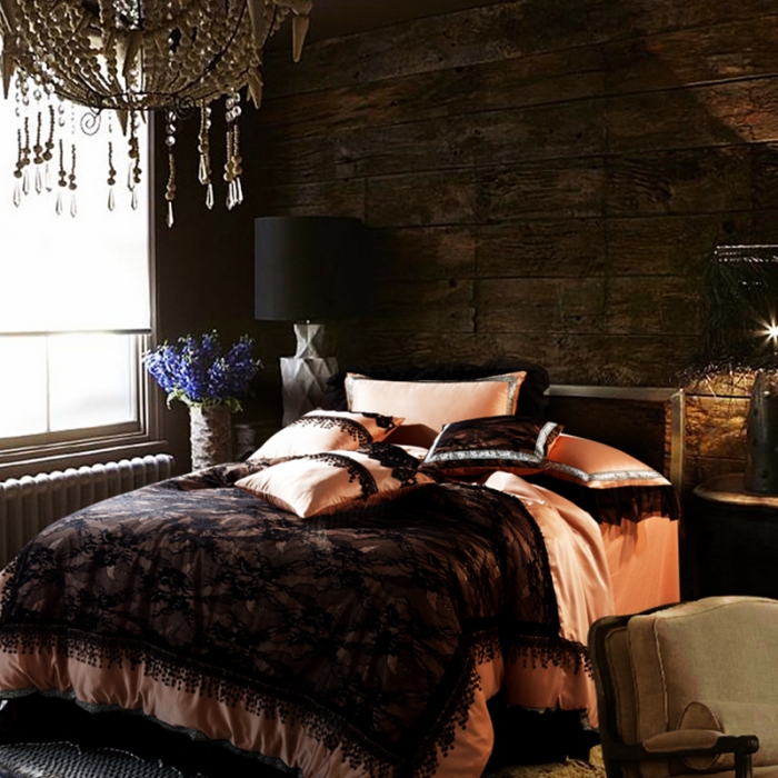 91家纺网 家纺一手货源 找家纺 宅家居 法式浪漫系列四件套伊莎贝拉