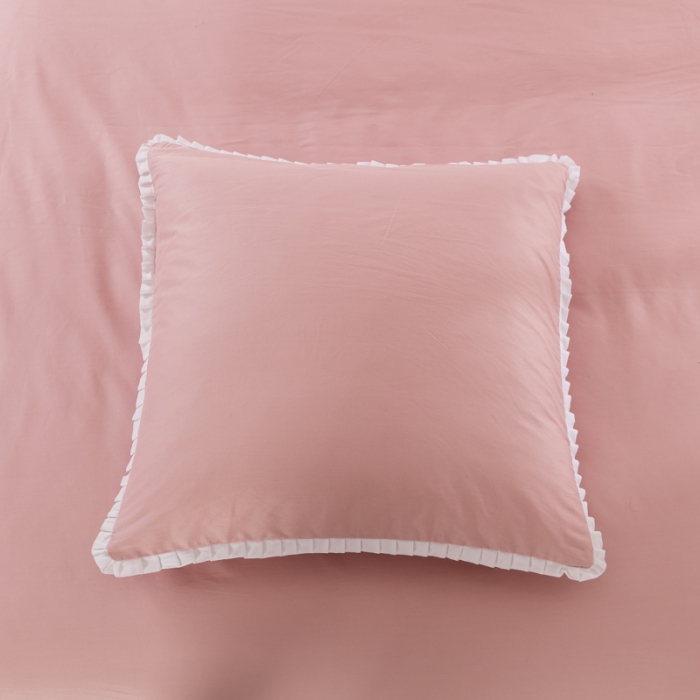 91家纺网 家纺一手货源 找家纺 宅家居  全棉四件套茉琳卡系列藕粉