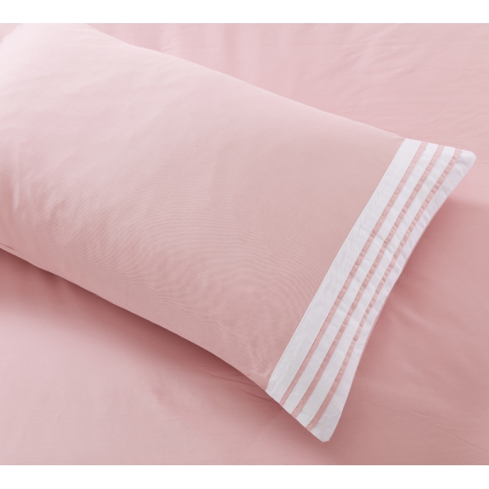 91家纺网 家纺一手货源 找家纺 宅家居  全棉四件套茉琳卡系列藕粉