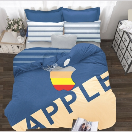 91家纺网 家纺一手货源 找家纺 （总)艾迪尚家纺 全棉磨毛印花四件套床单款