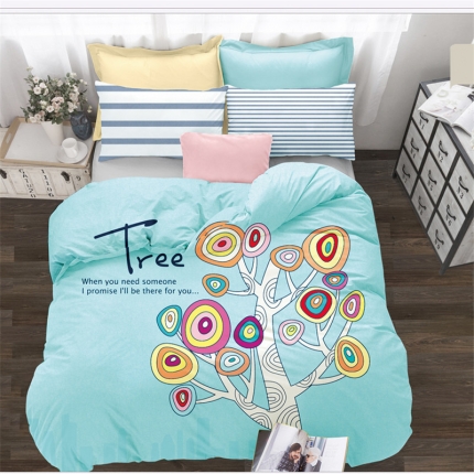 91家纺网 家纺一手货源 找家纺 （总)艾迪尚家纺 全棉磨毛印花四件套床单款