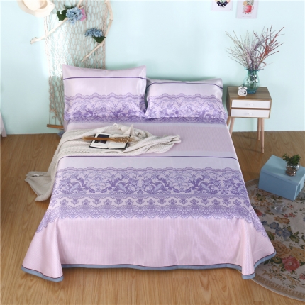 91家纺网 家纺一手货源 找家纺 （总）  艾迪尚 包边款冰丝席三件套