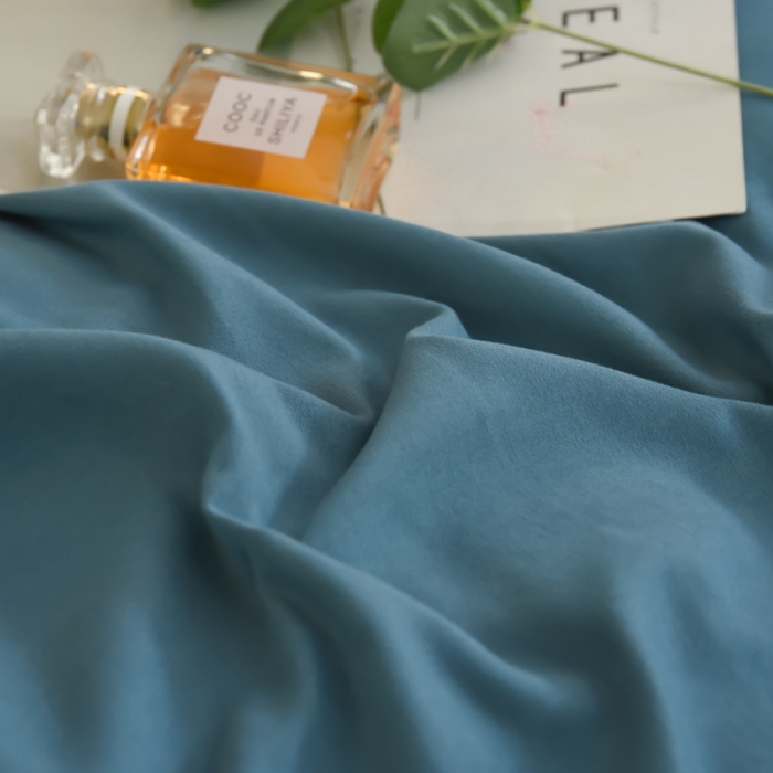 91家纺网 家纺一手货源 找家纺 （总）艾迪尚 2019新款纯色双拼四件套