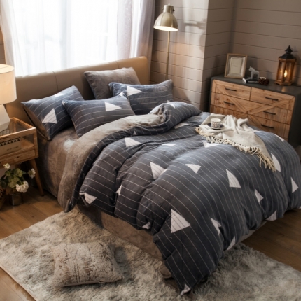 91家纺网 家纺一手货源 找家纺 （总）丽莱美家纺 2019新款法莱绒四件套