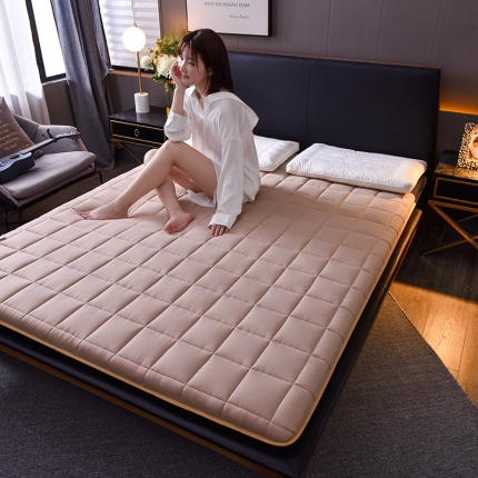 米乐床垫 2019新款透气水洗棉床垫5公分 米色