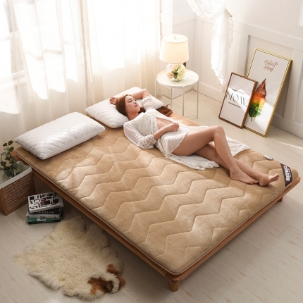 91家纺网 家纺一手货源 找家纺 （总）时奥家纺 法莱绒单边床垫5厘米厚