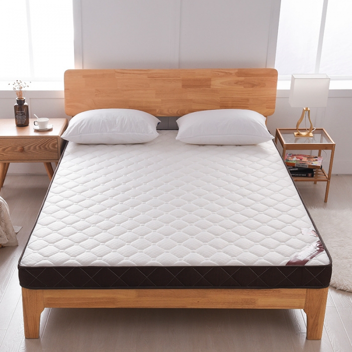 91家纺网 家纺一手货源 找家纺 时奥家纺 2019新款双面立体咖啡边床垫