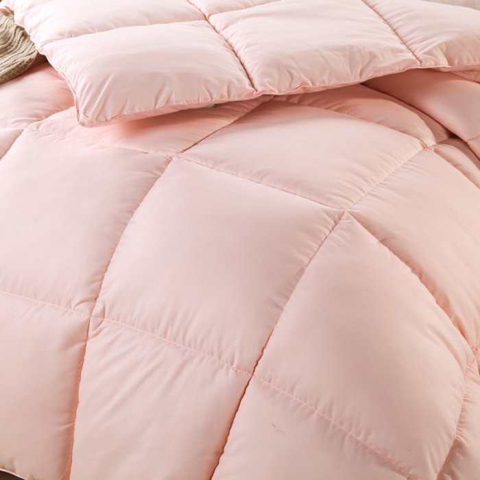 91家纺网 家纺一手货源 找家纺 百花王 2018新款羽丝被 玉色