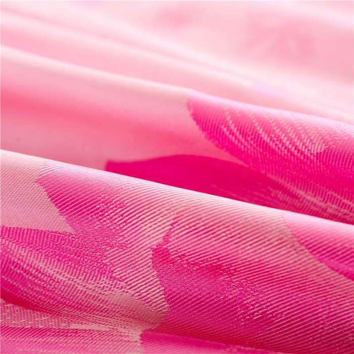 91家纺网 家纺一手货源 找家纺 百花王 贡缎提花四件套 繁华似景