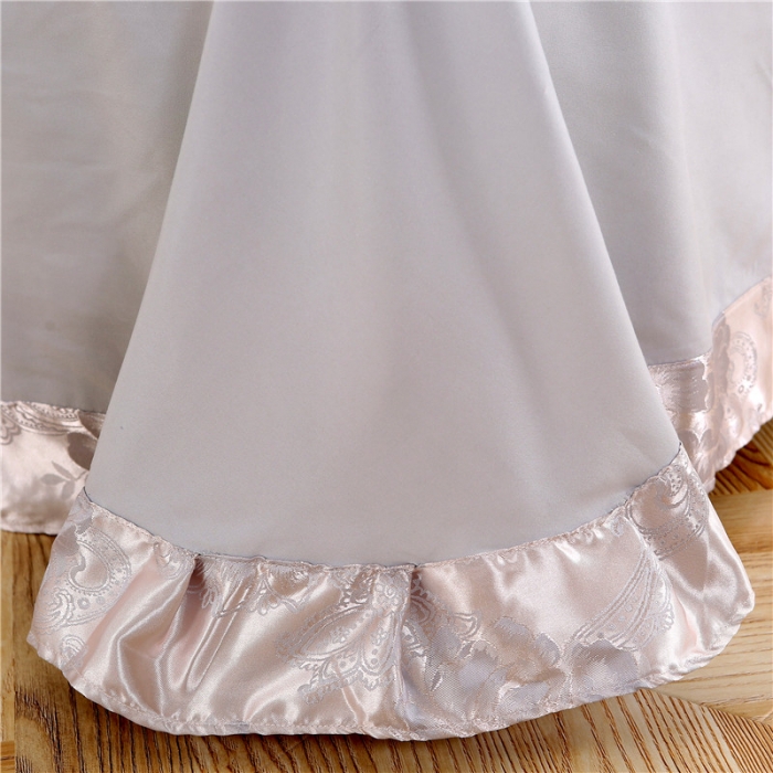 91家纺网 家纺一手货源 找家纺 百花王 贡缎提花四件套 富贵牡丹