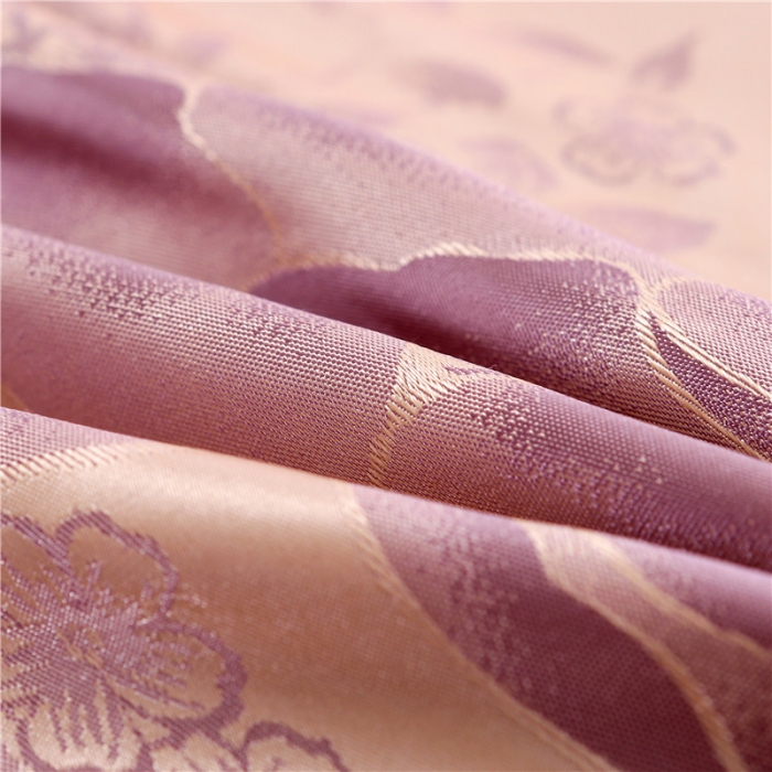 91家纺网 家纺一手货源 找家纺 百花王 贡缎提花四件套 牡丹花开