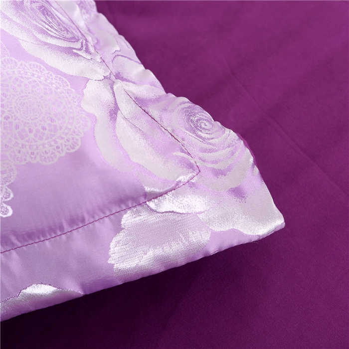 91家纺网 家纺一手货源 找家纺 百花王 贡缎提花四件套 伊莎贝尔