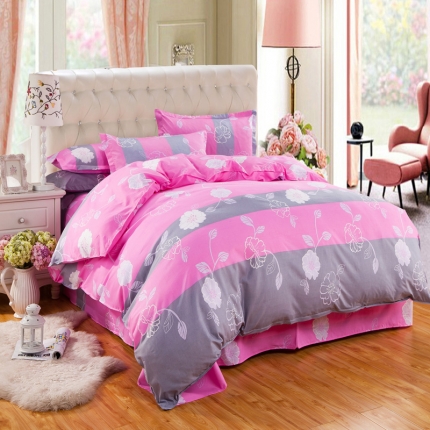 91家纺网 家纺一手货源 找家纺 （总）百花王 钻石绒四件套