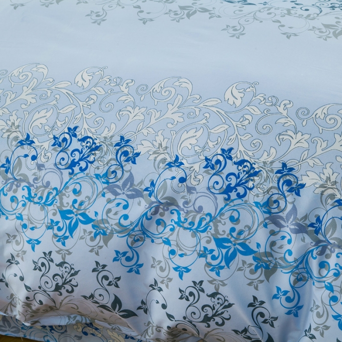 91家纺网 家纺一手货源 找家纺 百花王 钻石绒四件套 爱相随