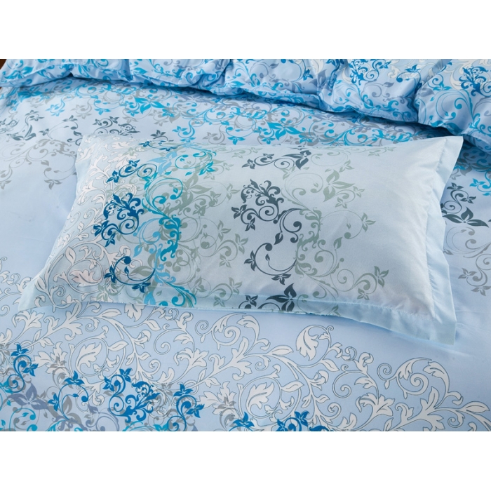 91家纺网 家纺一手货源 找家纺 百花王 钻石绒四件套 爱相随