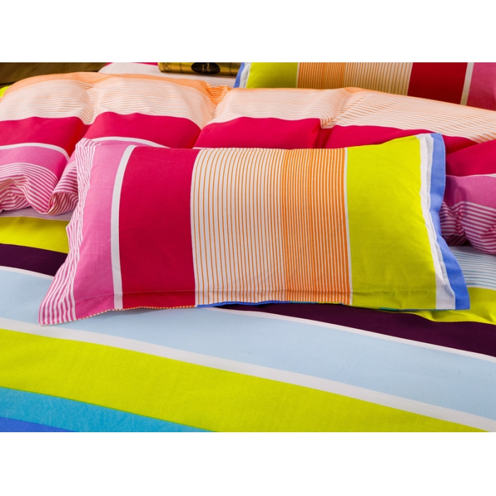 91家纺网 家纺一手货源 找家纺 百花王 钻石绒四件套 彩虹天堂