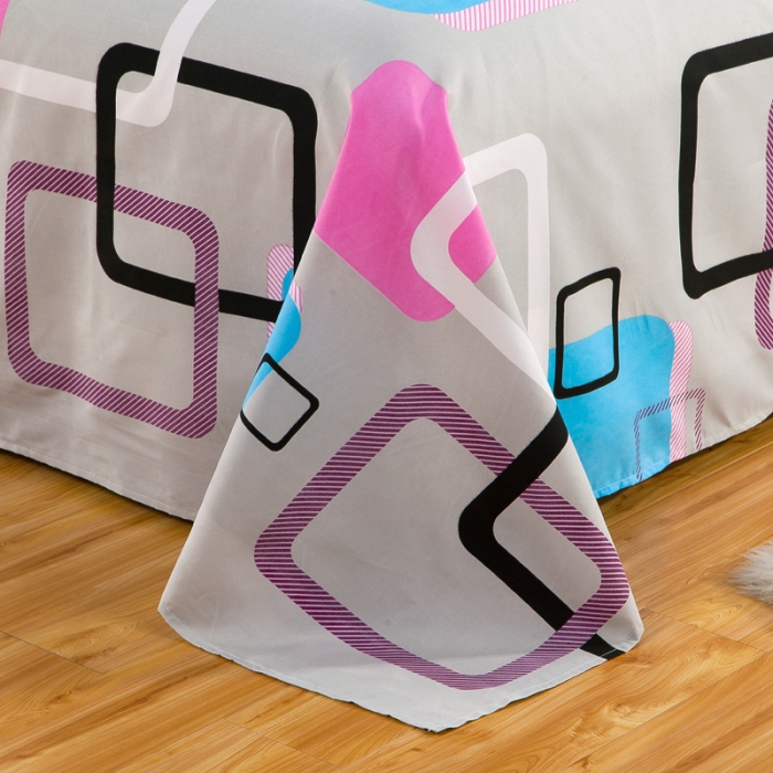 91家纺网 家纺一手货源 找家纺 百花王 钻石绒四件套 彩云阁