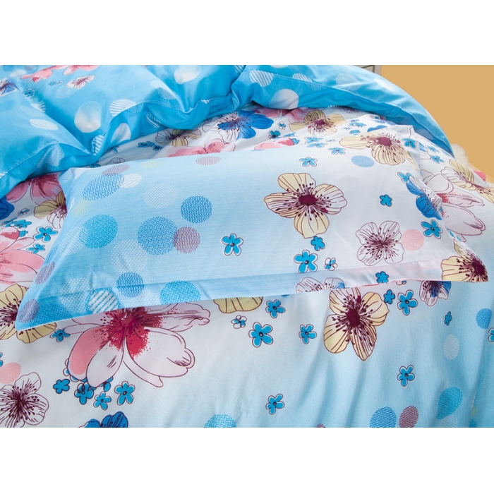 91家纺网 家纺一手货源 找家纺 百花王 钻石绒四件套 夏日么么茶