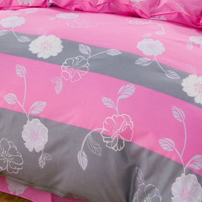 91家纺网 家纺一手货源 找家纺 百花王 钻石绒四件套 幸福柔情