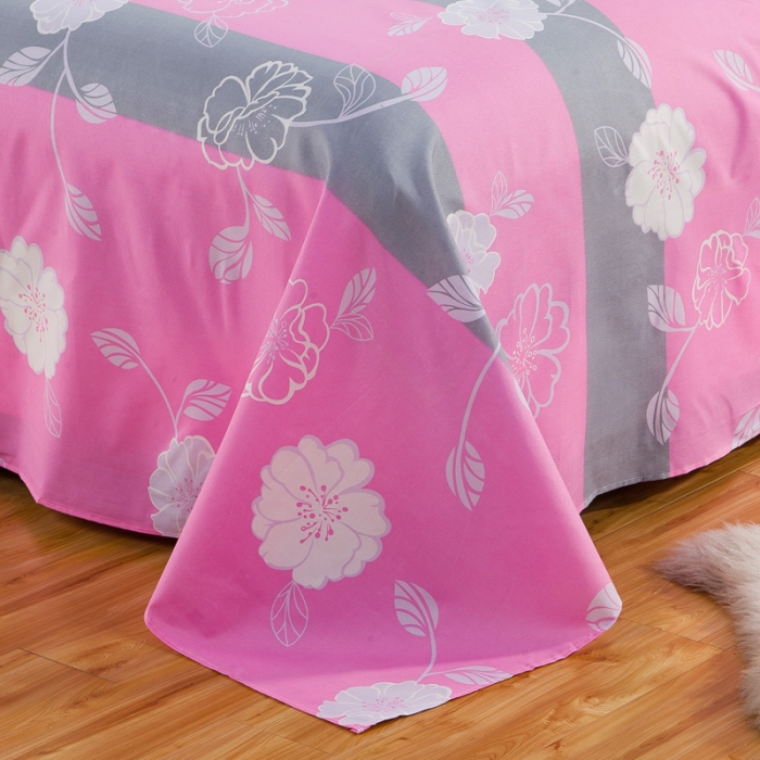 91家纺网 家纺一手货源 找家纺 百花王 钻石绒四件套 幸福柔情