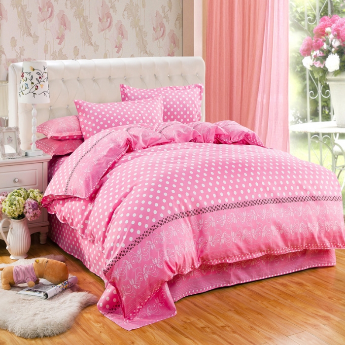 91家纺网 家纺一手货源 找家纺 百花王 钻石绒四件套 圆梦