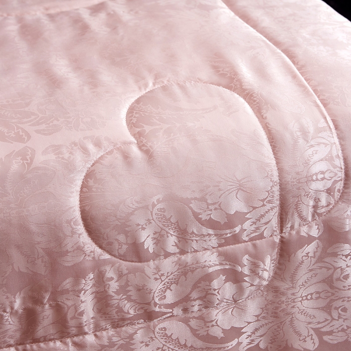 91家纺网 家纺一手货源 找家纺 百花王 蜘蛛花被印花冰丝被夏被 玉色