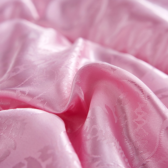 91家纺网 家纺一手货源 找家纺 百花王 蜘蛛花被印花冰丝被夏被 粉色