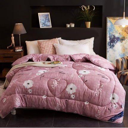 小燕燕磨毛冬被秋冬加厚被子保暖被芯单双人被宿舍冬被 陌上花开