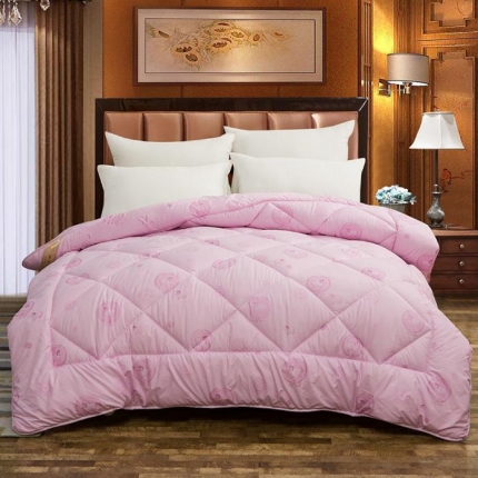 小燕燕家纺 2021羊毛被 粉色