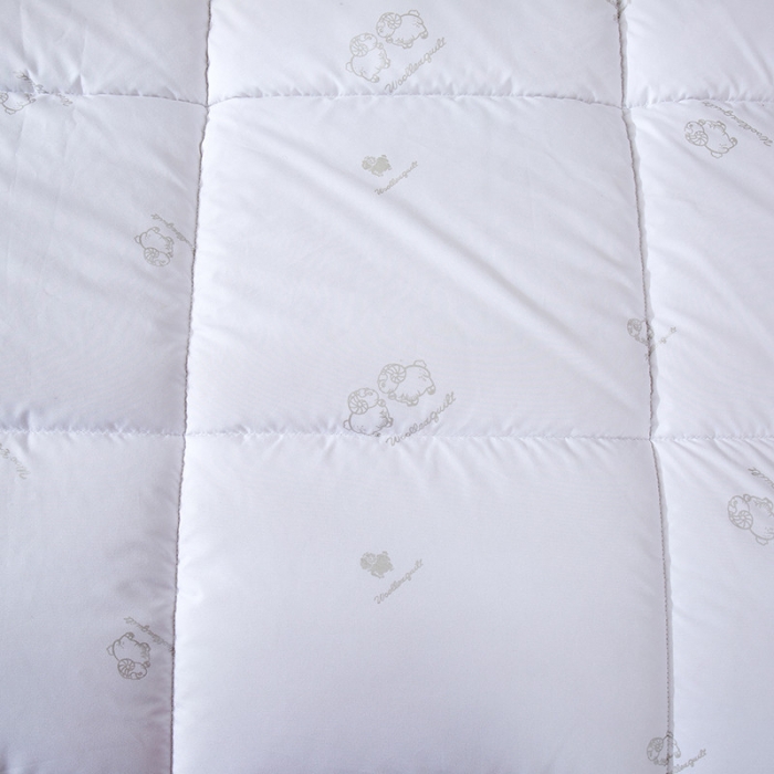 91家纺网 家纺一手货源 找家纺 小燕燕家纺 2021新款澳洲进口羊毛被 白色