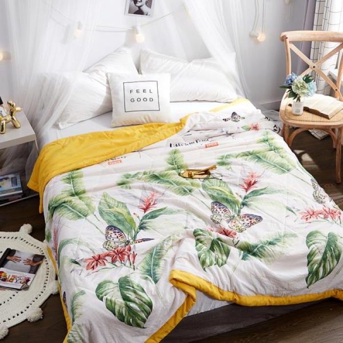 91家纺网 家纺一手货源 找家纺 （总）小燕燕家纺 2021新款水洗棉夏被空调被