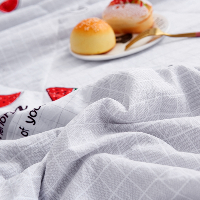 91家纺网 家纺一手货源 找家纺 小燕燕家纺 2021新款水洗棉夏被空调被 冰爽西瓜