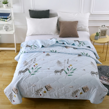 小燕燕家纺 2021新款亲肤羽丝棉夏被 丛林