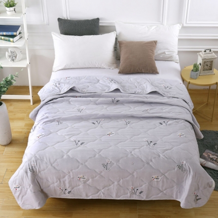 小燕燕家纺 2021新款亲肤羽丝棉夏被 花语