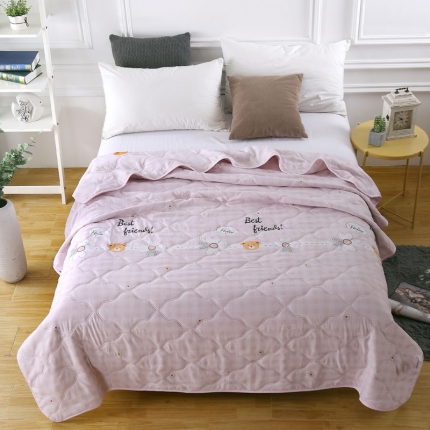 小燕燕家纺 2021新款亲肤羽丝棉夏被 小熊