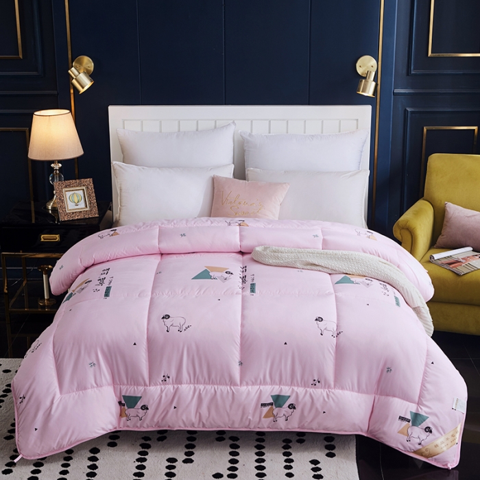 91家纺网 家纺一手货源 找家纺 （总）小燕燕家纺 2021新款羊毛被